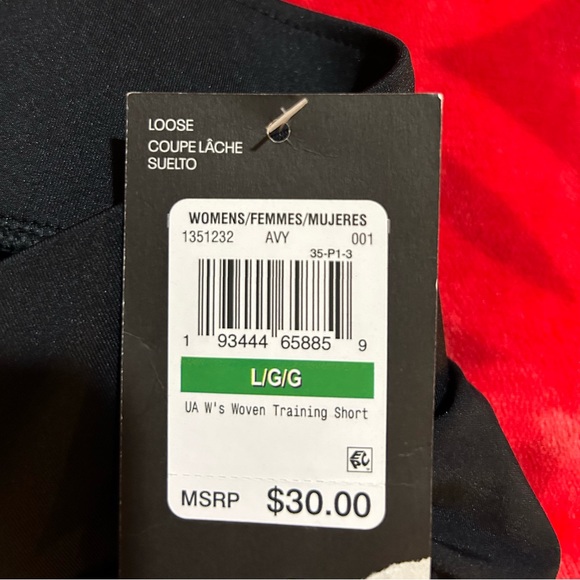 Under Armour Womens Launch Stretch Woven Shorts Black Size L MSRP $35 - Picture 7 of 8